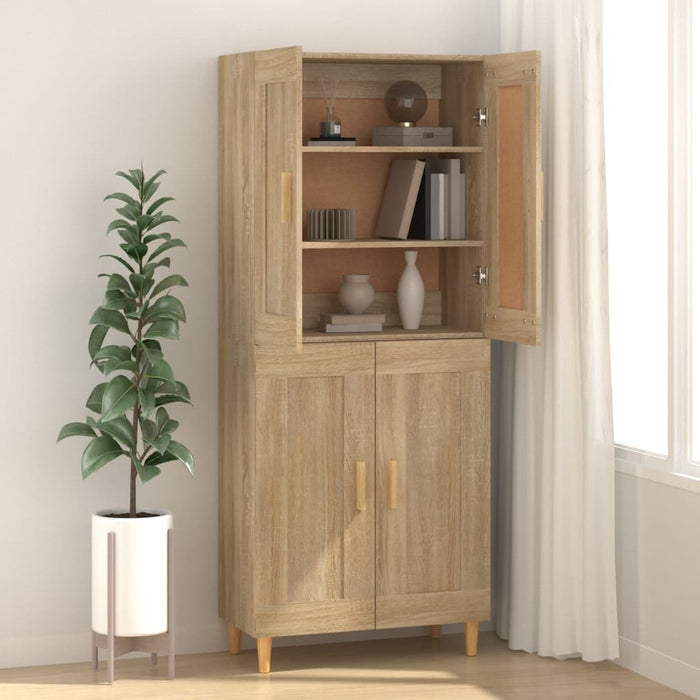 Dulap, stejar sonoma, 69,5x34x90 cm, lemn compozit - WALTI WALTI