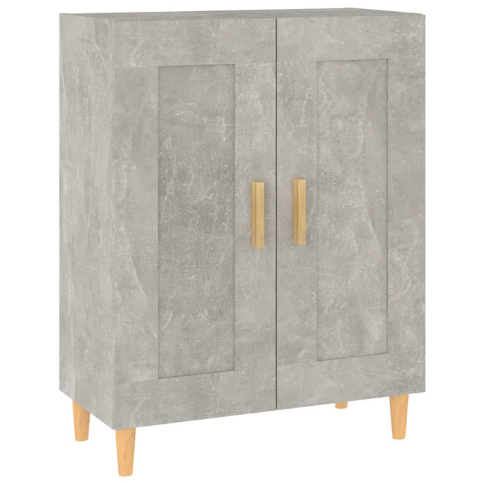 Dulap, gri beton, 69,5x34x90 cm, lemn compozit - WALTI WALTI