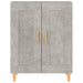 Dulap, gri beton, 69,5x34x90 cm, lemn compozit - WALTI WALTI