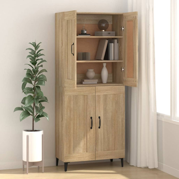 Dulap, stejar sonoma, 69,5x34x90 cm, lemn compozit - WALTI WALTI