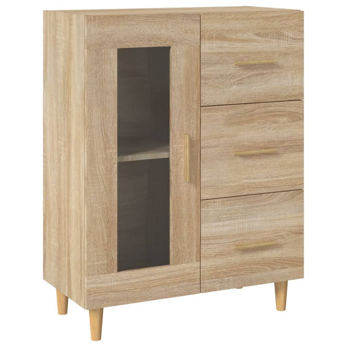Dulap, stejar sonoma, 69,5x34x90 cm, lemn compozit - WALTI WALTI