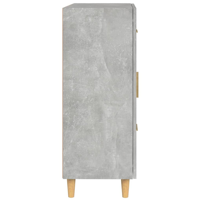 Dulap, gri beton, 69,5x34x90 cm, lemn compozit - WALTI WALTI