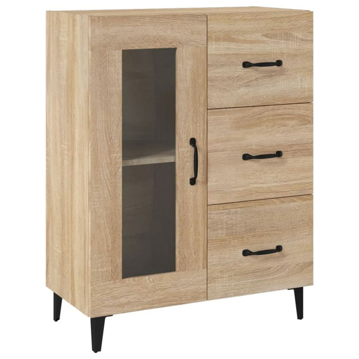 Dulap, stejar sonoma, 69,5x34x90 cm, lemn compozit - WALTI WALTI
