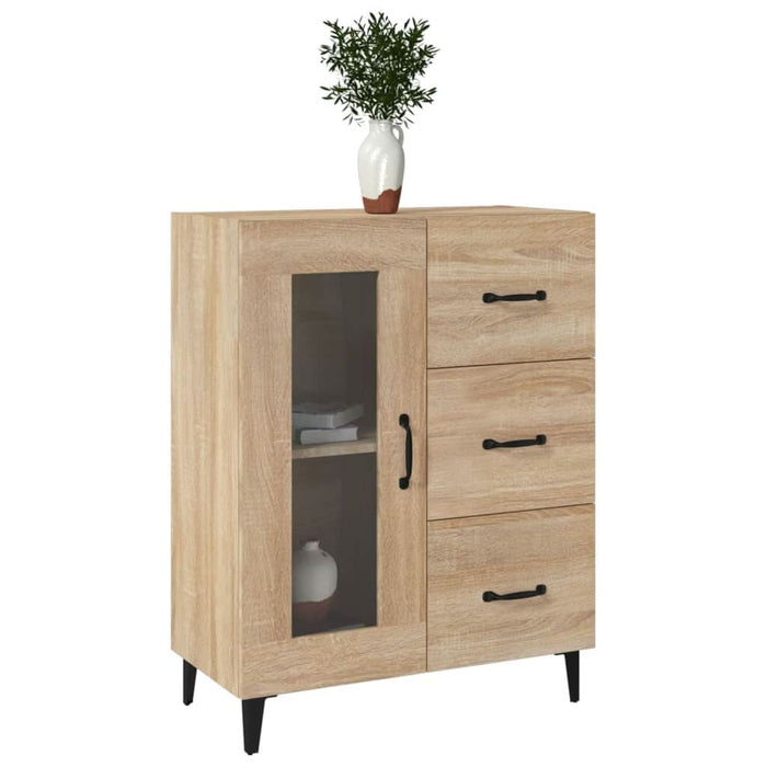 Dulap, stejar sonoma, 69,5x34x90 cm, lemn compozit - WALTI WALTI