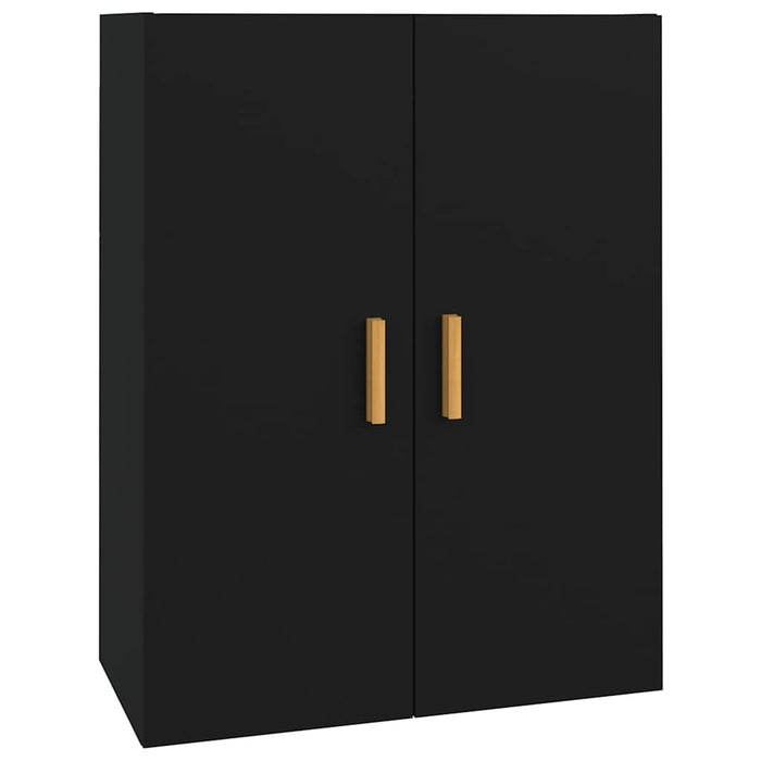 Dulap de perete suspendat, negru, 69,5x34x90 cm WALTI