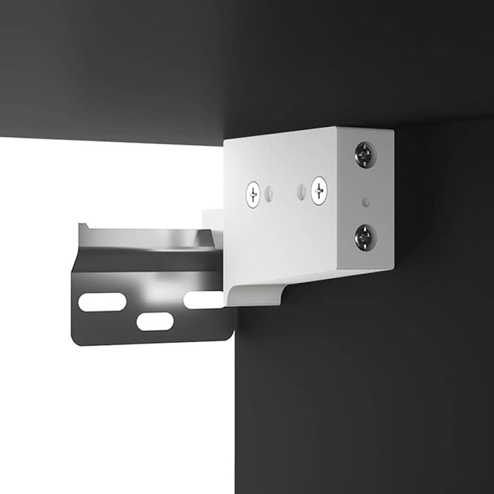 Dulap de perete suspendat, negru, 69,5x34x90 cm WALTI