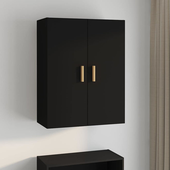 Dulap de perete suspendat, negru, 69,5x34x90 cm WALTI
