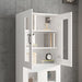 Dulap de perete suspendat, alb, 69,5x34x90 cm - WALTI WALTI