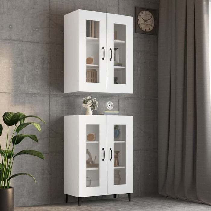 Dulap de perete suspendat, alb, 69,5x34x90 cm - WALTI WALTI