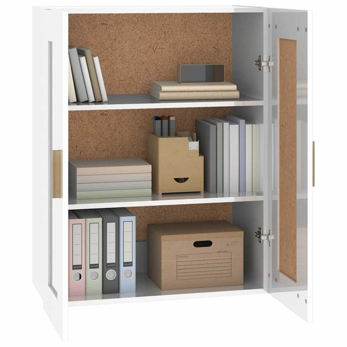 Dulap de perete alb extralucios 69,5x32,5x90 cm lemn prelucrat WALTI