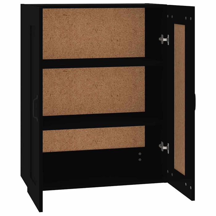 Dulap de perete suspendat, negru, 69,5x32,5x90 cm WALTI