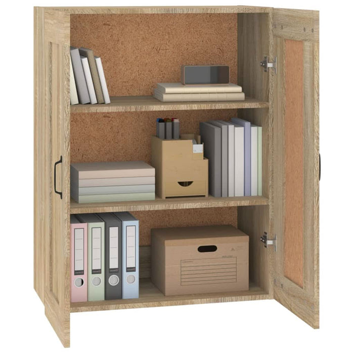 Dulap de perete suspendat, stejar sonoma, 69,5x32,5x90 cm - WALTI WALTI