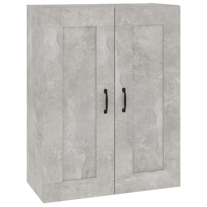 Dulap de perete suspendat, gri beton, 69,5x32,5x90 cm WALTI