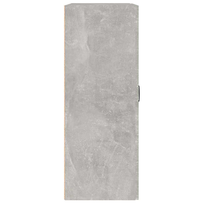 Dulap de perete suspendat, gri beton, 69,5x32,5x90 cm WALTI