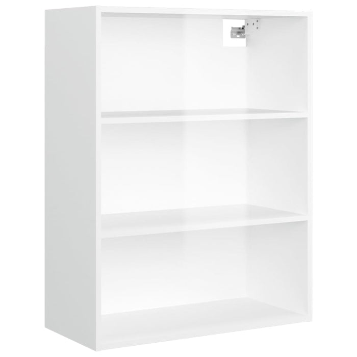 Dulap de perete suspendat, alb extralucios, 69,5x32,5x90 cm WALTI