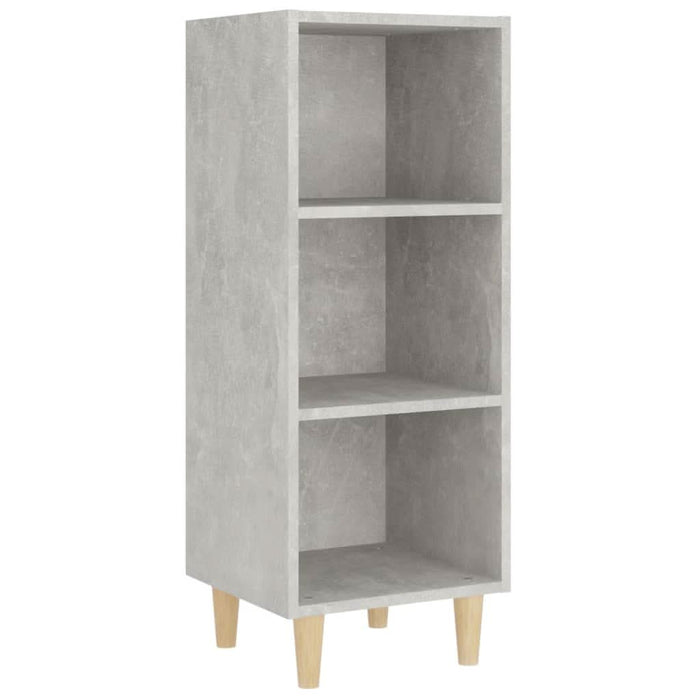 Servantă, gri beton, 34,5x32,5x90 cm, lemn compozit - WALTI WALTI