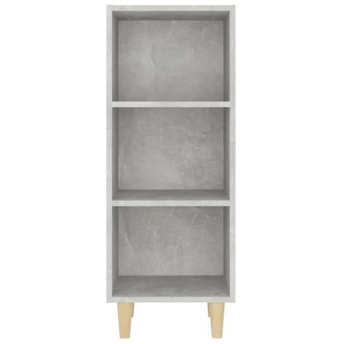 Servantă, gri beton, 34,5x32,5x90 cm, lemn compozit - WALTI WALTI