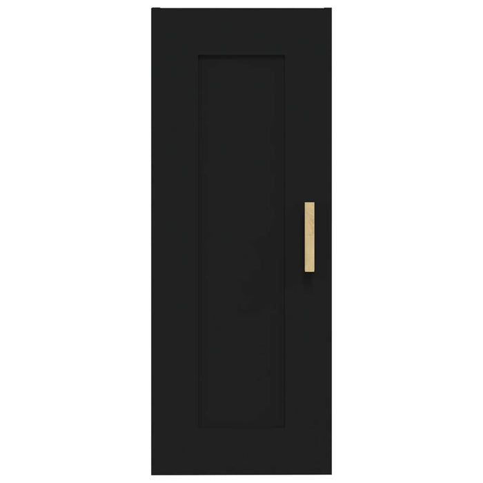 Dulap de perete, negru, 35x34x90 cm, lemn prelucrat WALTI