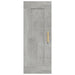 Dulap de perete, gri beton, 35x34x90 cm, lemn compozit - WALTI WALTI
