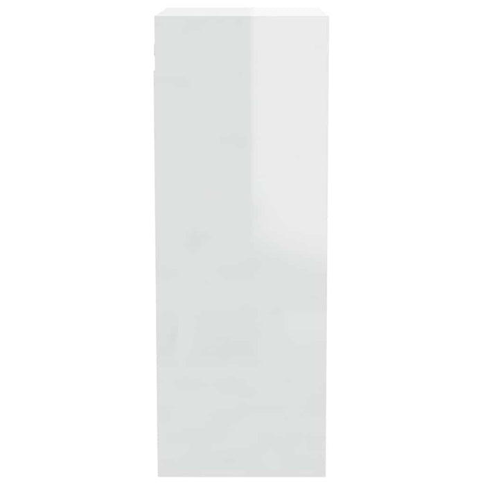 Dulap de perete, alb extralucios, 34,5x32,5x90cm, lemn compozit WALTI