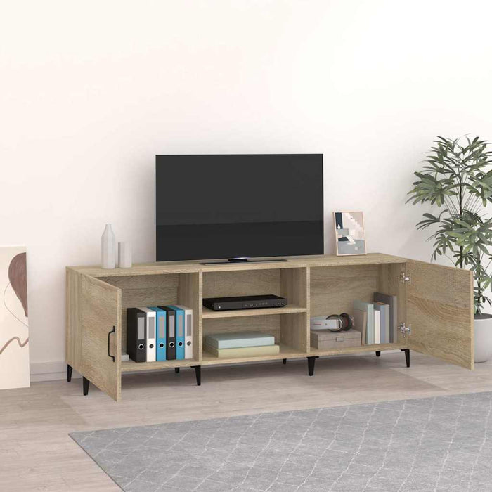Comodă TV, stejar sonoma, 150x30x50 cm, lemn compozit WALTI
