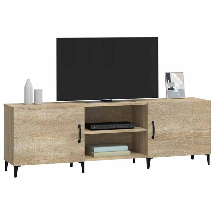 Comodă TV, stejar sonoma, 150x30x50 cm, lemn compozit WALTI