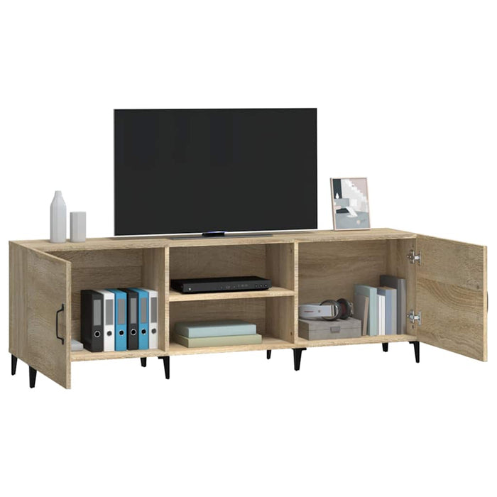 Comodă TV, stejar sonoma, 150x30x50 cm, lemn compozit WALTI