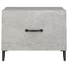 Măsuță de cafea cu picioare metalice, gri beton, 50x50x40 cm - WALTI WALTI