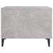 Măsuță de cafea cu picioare metalice, gri beton, 50x50x40 cm - WALTI WALTI