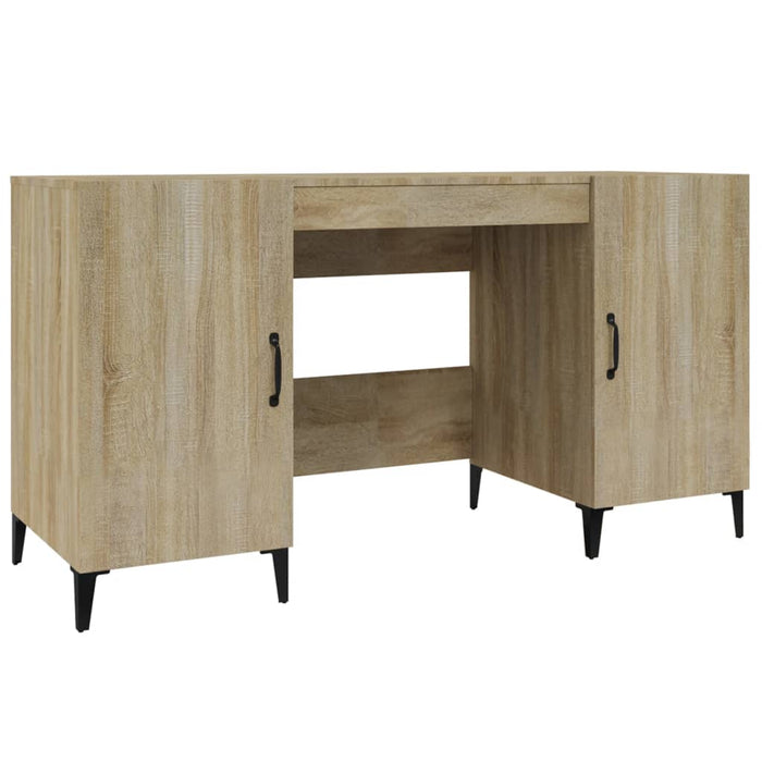 Birou, stejar sonoma, 140x50x75 cm, lemn compozit - WALTI WALTI