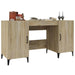 Birou, stejar sonoma, 140x50x75 cm, lemn compozit - WALTI WALTI