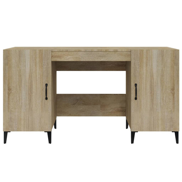 Birou, stejar sonoma, 140x50x75 cm, lemn compozit - WALTI WALTI