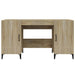 Birou, stejar sonoma, 140x50x75 cm, lemn compozit - WALTI WALTI