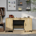 Birou, stejar sonoma, 140x50x75 cm, lemn compozit - WALTI WALTI