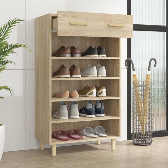 Pantofar, stejar sonoma, 60x35x105 cm, lemn compozit - WALTI WALTI