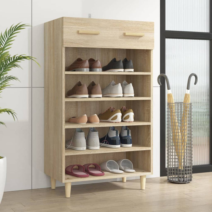Pantofar, stejar sonoma, 60x35x105 cm, lemn compozit - WALTI WALTI