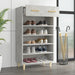 Pantofar, gri beton, 60x35x105 cm, lemn compozit - WALTI WALTI