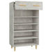 Pantofar, gri beton, 60x35x105 cm, lemn compozit - WALTI WALTI
