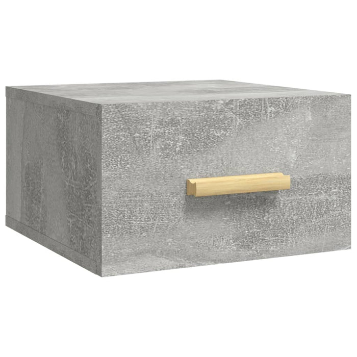 Noptieră de perete, gri beton, 35x35x20 cm WALTI