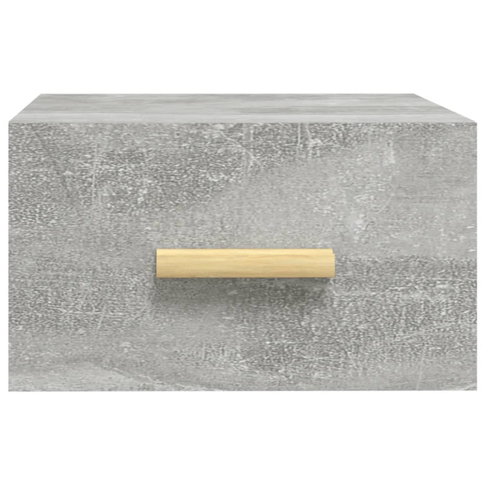 Noptiere montate pe perete 2 buc. gri beton 35x35x20 cm - WALTI WALTI