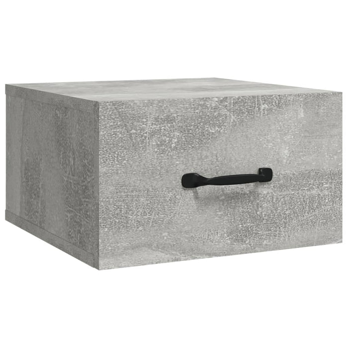 Noptieră de perete, gri beton, 35x35x20 cm - WALTI WALTI