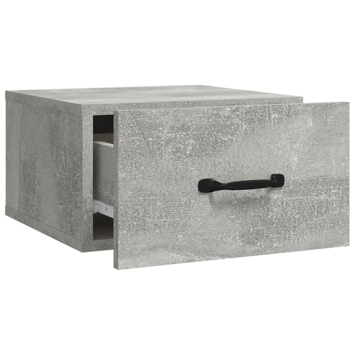 Noptieră de perete, gri beton, 35x35x20 cm - WALTI WALTI
