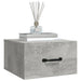 Noptiere de perete, 2 buc., gri beton, 35x35x20 cm - WALTI WALTI