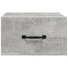 Noptiere de perete, 2 buc., gri beton, 35x35x20 cm - WALTI WALTI