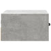 Noptiere de perete, 2 buc., gri beton, 35x35x20 cm - WALTI WALTI