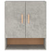 Dulap de perete, gri beton, 60x31x70 cm, lemn compozit - WALTI WALTI