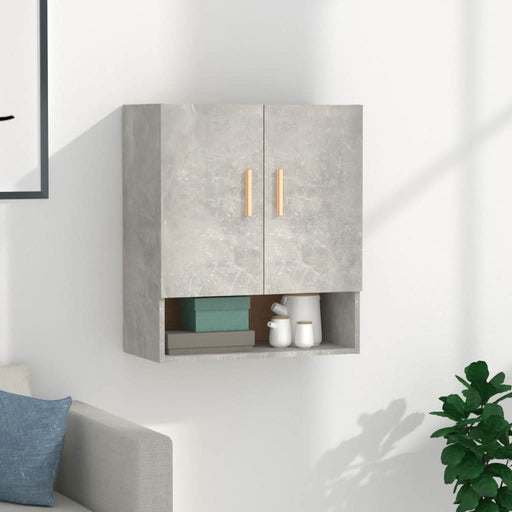 Dulap de perete, gri beton, 60x31x70 cm, lemn compozit - WALTI WALTI
