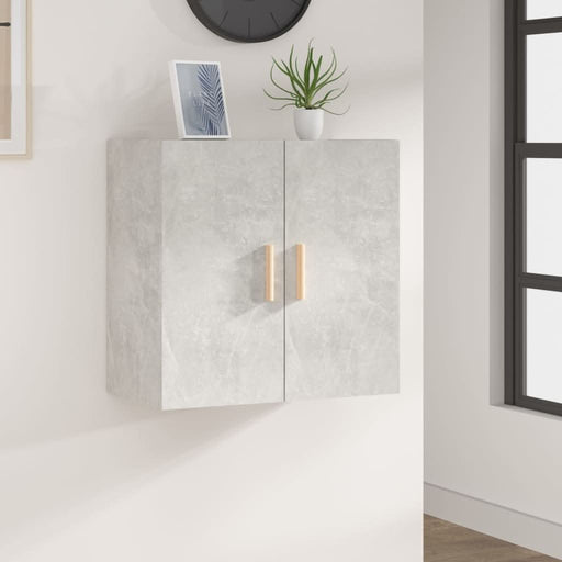 Dulap de perete, gri beton, 60x30x60 cm, lemn prelucrat - WALTI WALTI