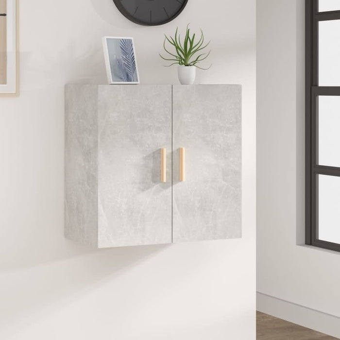 Dulap de perete, gri beton, 60x30x60 cm, lemn prelucrat - WALTI WALTI
