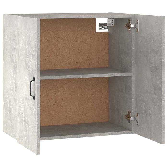 Dulap de perete, gri beton, 60x31x60 cm, lemn prelucrat - WALTI WALTI
